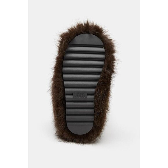 ZARA FAUX FUR BOOTS SKI COLLECTION - Picture 9 of 9